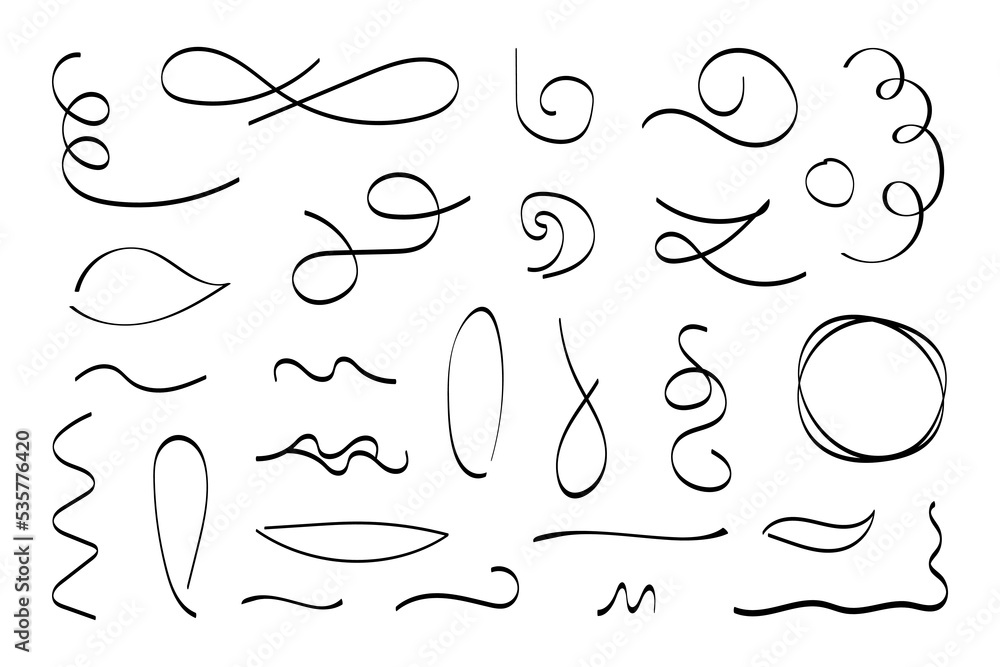 Handmade graphic elements Handmade graphic elements