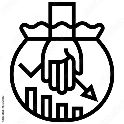 Bankruptcy icon