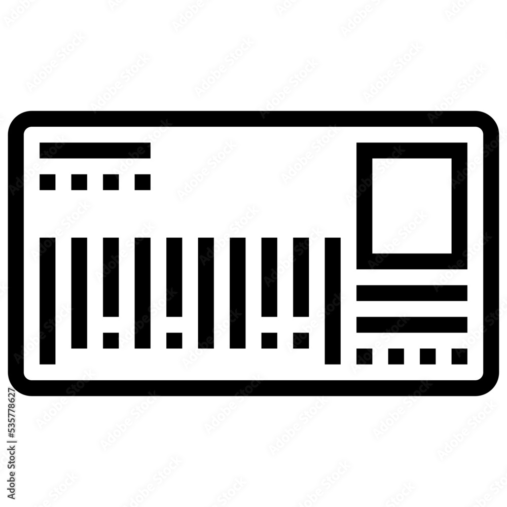 Obraz premium barcode icon