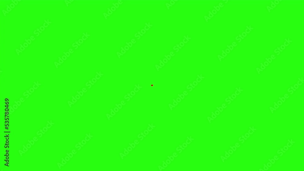 I love you text animation with comic style on green screen background I love you text animation with comic style on green screen background