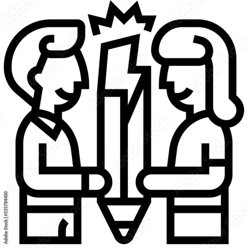 conflict icon