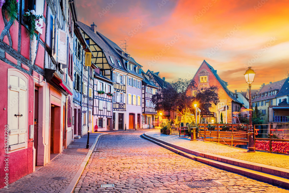 Obraz premium Colmar - France, Alsace. Petite Venice charming district.