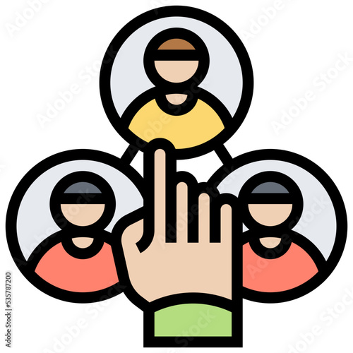 Delegate icon