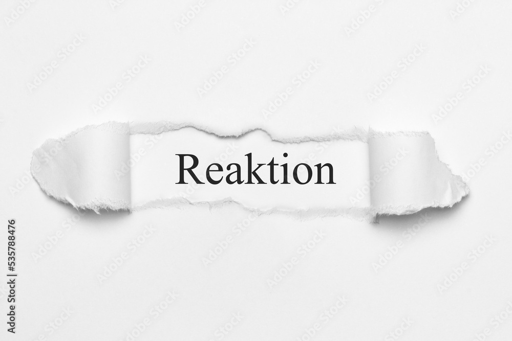 Reaktion