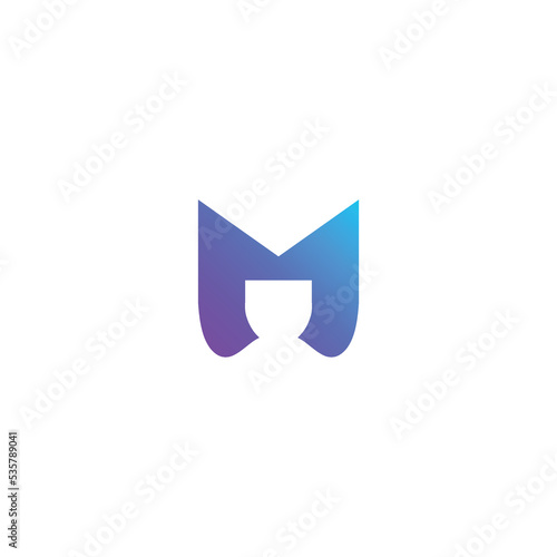 Free Download Letter M logo with modern concept - GFXLoad