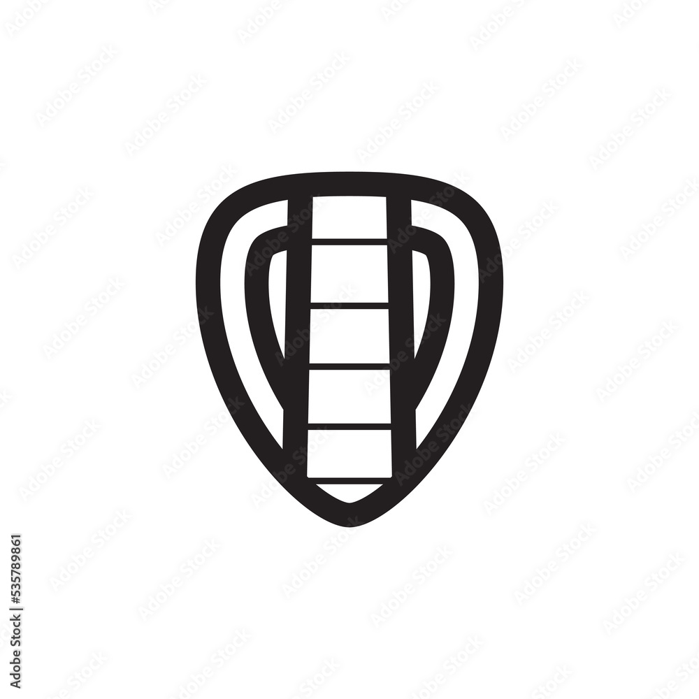 logo icon illustration template simple guitar pick vector design for badge music label music studio musical instrument business logo icon illustration template simple guitar pick vector design for badge music label music studio musical instrument business