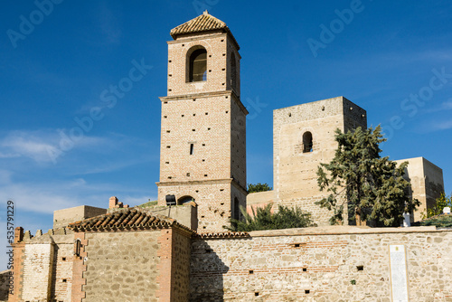 Fototapeta Naklejka Na Ścianę i Meble -  Castillo de Álora, siglo X,  Cerro de Las Torres. monumento nacional , Álora, Malaga, Andalucia, Spain