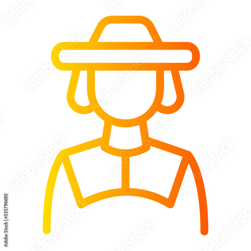 pilgrim gradient icon