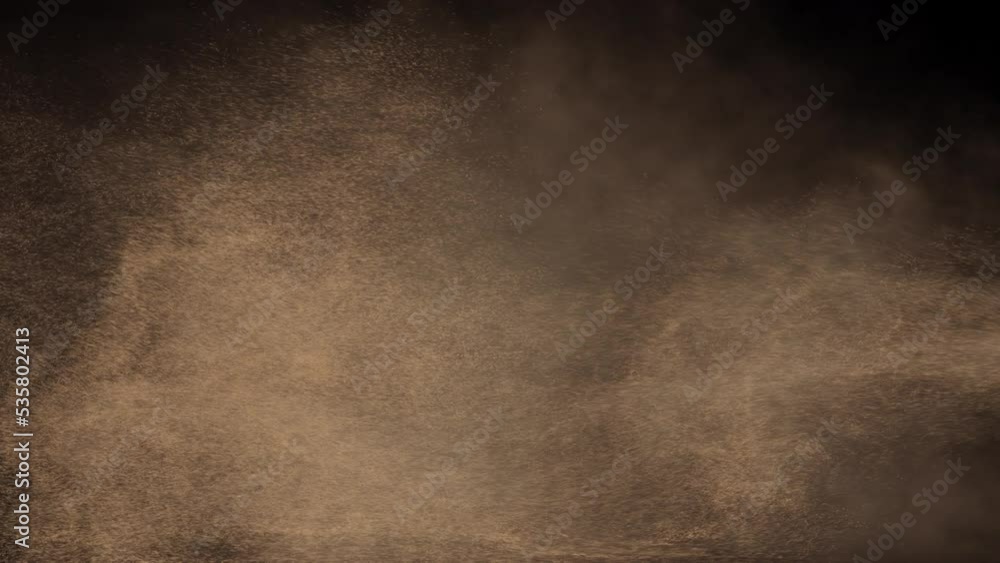 Dusty Storm Overlay Loop with Alpha Channel Dusty Storm Overlay Loop with Alpha Channel