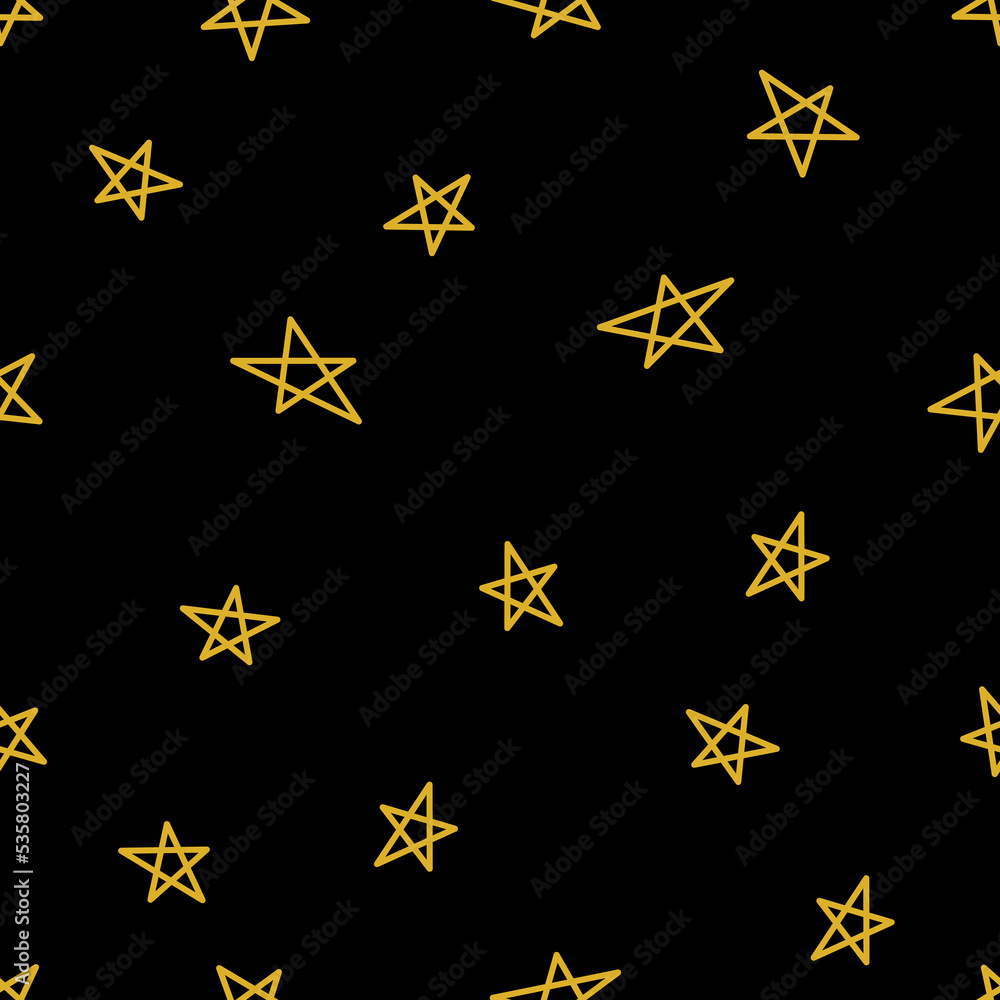 seamless background with hand drawn stars seamless background with hand drawn stars