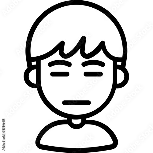 expressionless icon