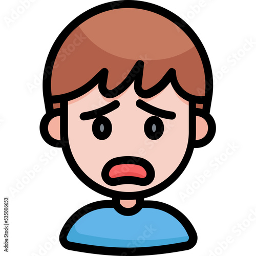 fearful icon