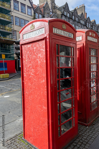 A telephone booth is a public location equipped with a telephone for public use