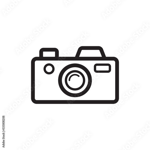 Camera Photography Icon Vector Template Illustration Design