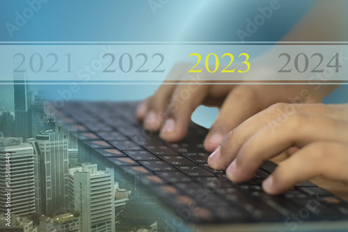 typing on keyboard