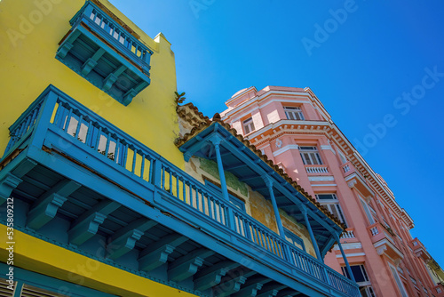 blue balcony