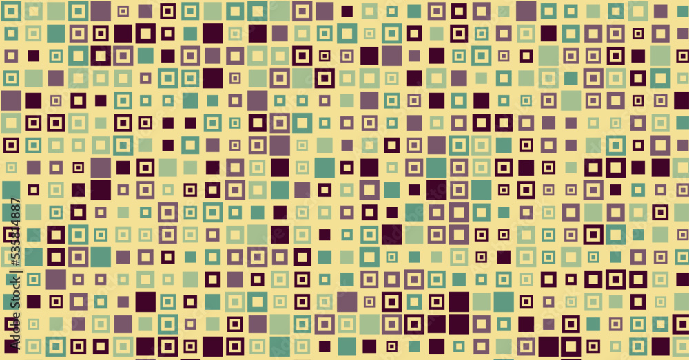 Fototapeta premium Abstract Color Halftone Dots generative art background illustration