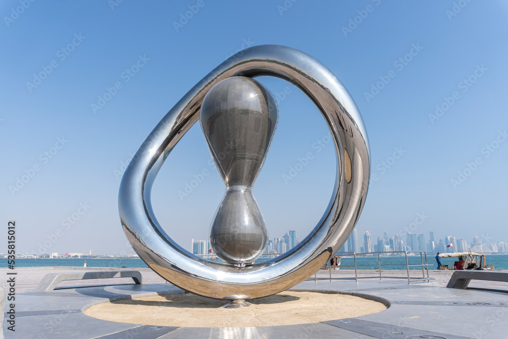 The FIFA World Cup Qatar 2022 Official Countdown Clock, powered by