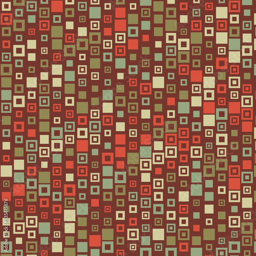 Abstract Color Halftone Dots generative art background illustration