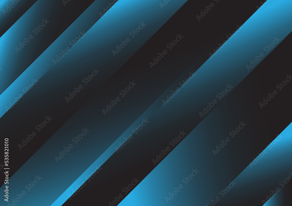 Blue black abstract background geometry shine. Suit for elegant website or textured paper design, business, banner and others. Illustration 