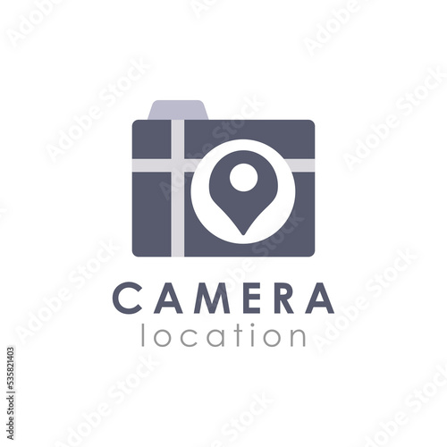 camera lens location logo element