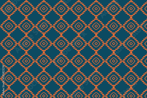 Thai silk fabric pattern. Textiles Thai Traditional Textiles. Pattern design for background or wallpaper and clothes. 