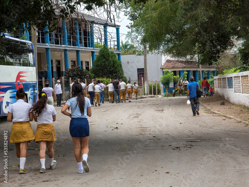 kids at rural school