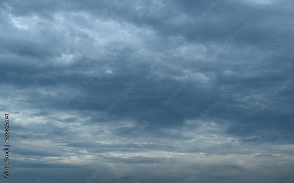 Background of storm clouds in the sky