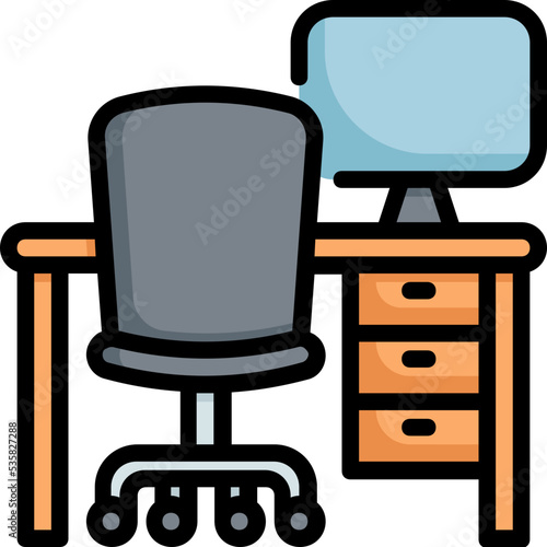 work desk icon
