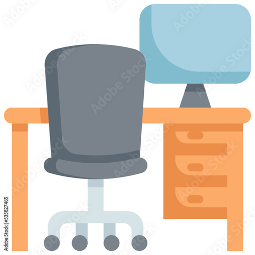 work desk icon