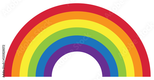 Rainbow symbol, rainbow design illustration graphic,png transparent image.