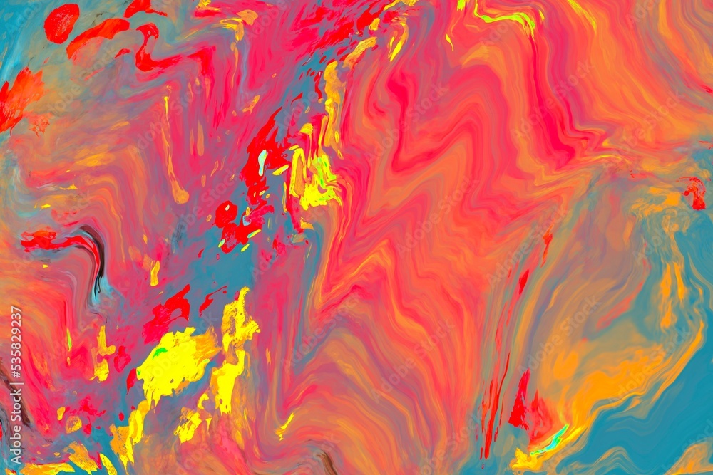abstract colorful background fluid artwork