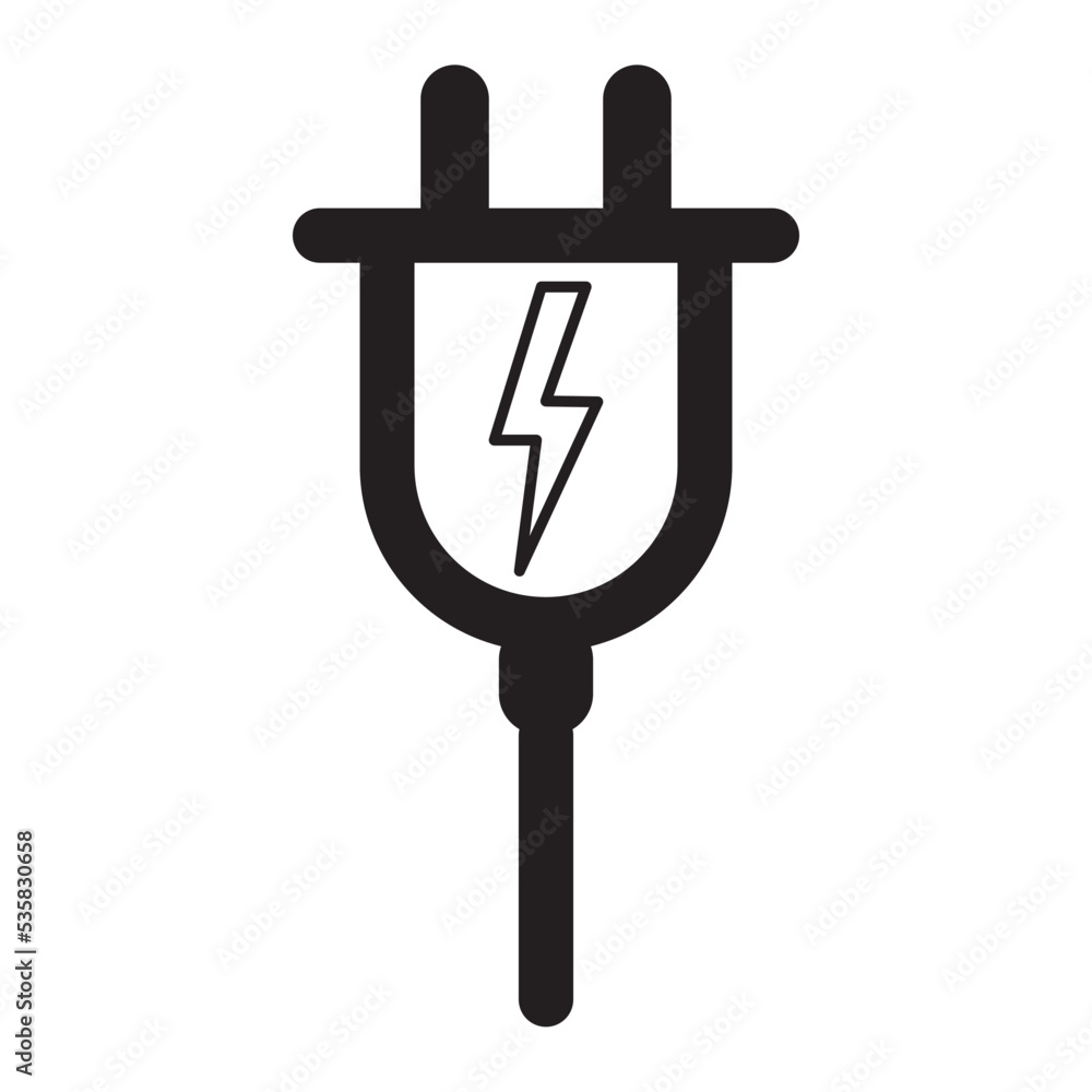 Plug Electric Cable Wire Icon Vector Illustration Design Plug Electric Cable Wire Icon Vector Illustration Design