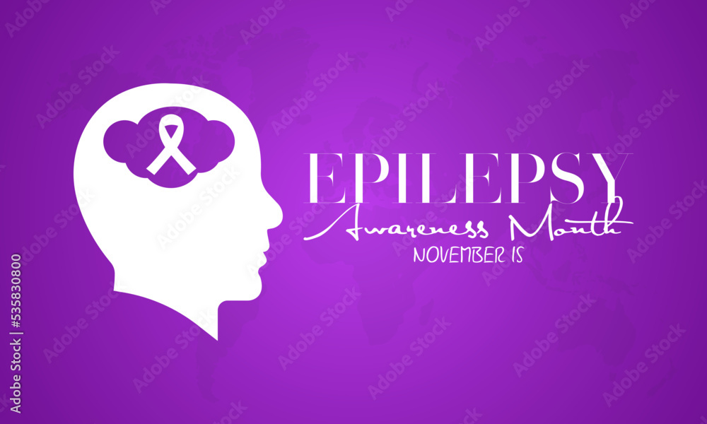 Vector illustration on the theme of Epilepsy Awareness Month is observed every year in during November. Vector illustration on the theme of Epilepsy Awareness Month is observed every year in during November.