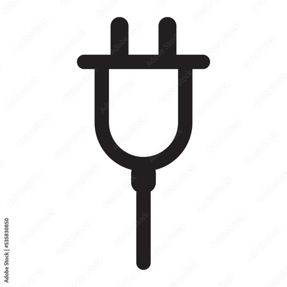 Plug Electric Cable Wire Icon Vector Illustration Design Plug Electric Cable Wire Icon Vector Illustration Design