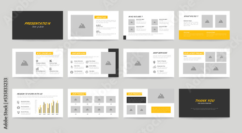 Company profile presentation template