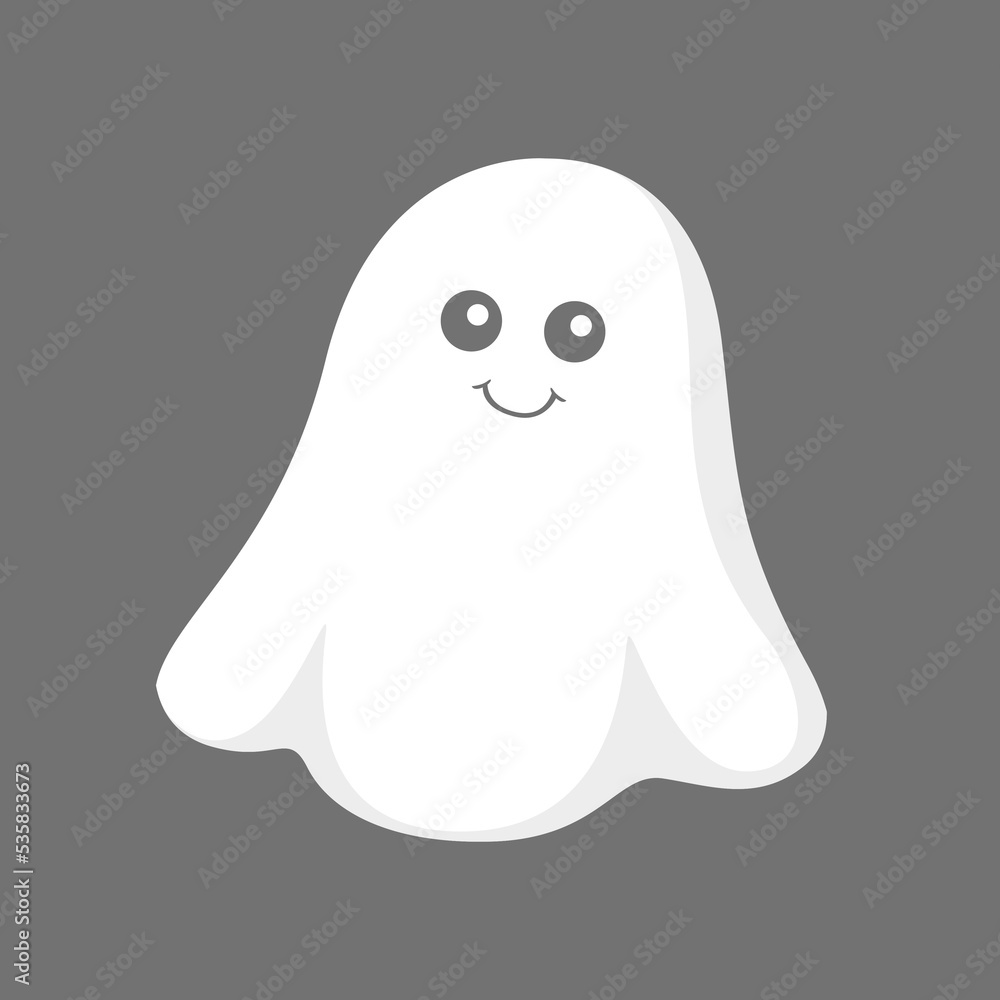 Cute ghost. Halloween avatar. Vector illustration. Cute ghost. Halloween avatar. Vector illustration.