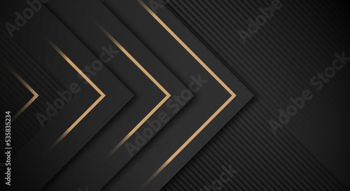 Abstract Golden Luxury Backgrounds Geometric Graphic Element with Copy Space for Text or Message