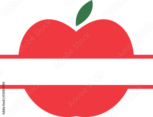 Book And Apple back To School
