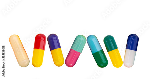 colorful pills