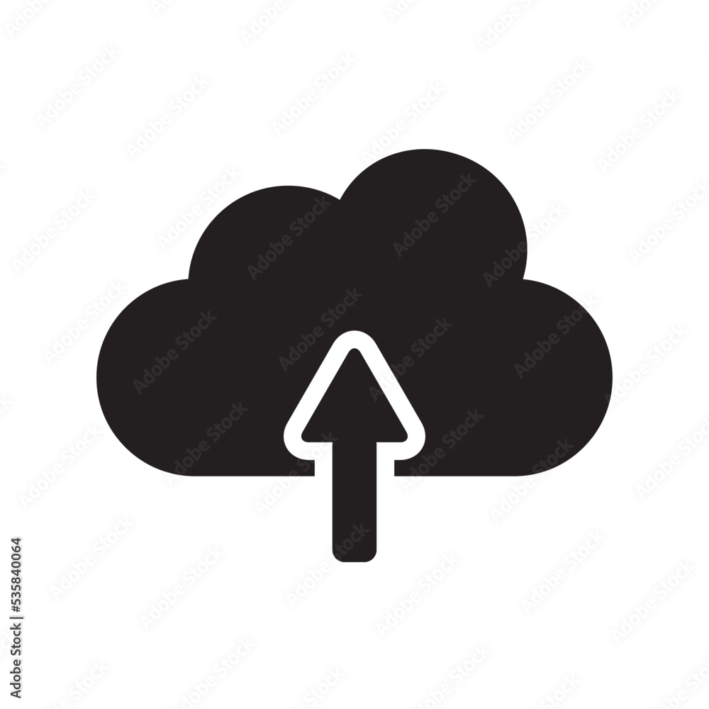 Cloud Upload File Storage Icon Vector Illustration Design Cloud Upload File Storage Icon Vector Illustration Design