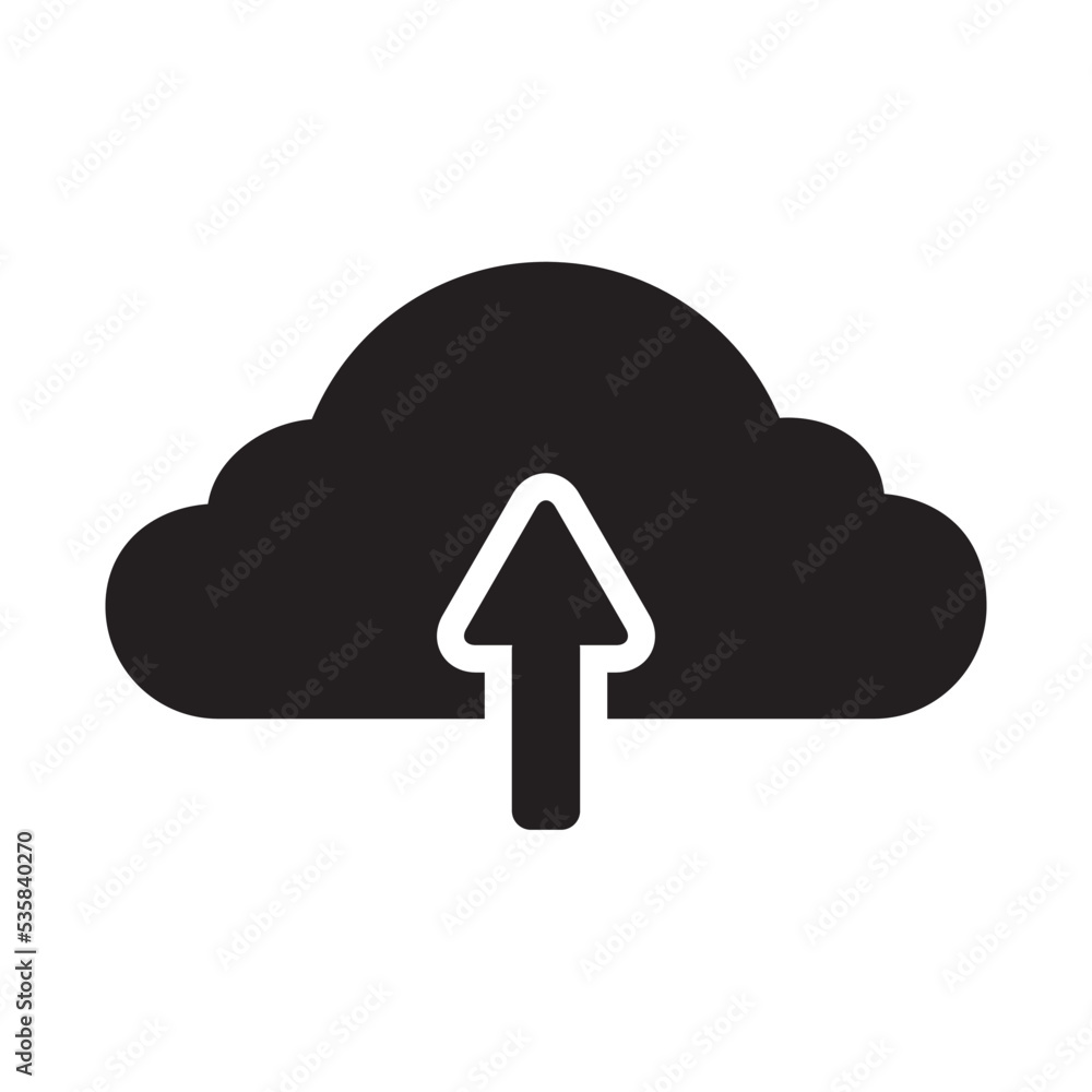 Cloud Upload File Storage Icon Vector Illustration Design Cloud Upload File Storage Icon Vector Illustration Design