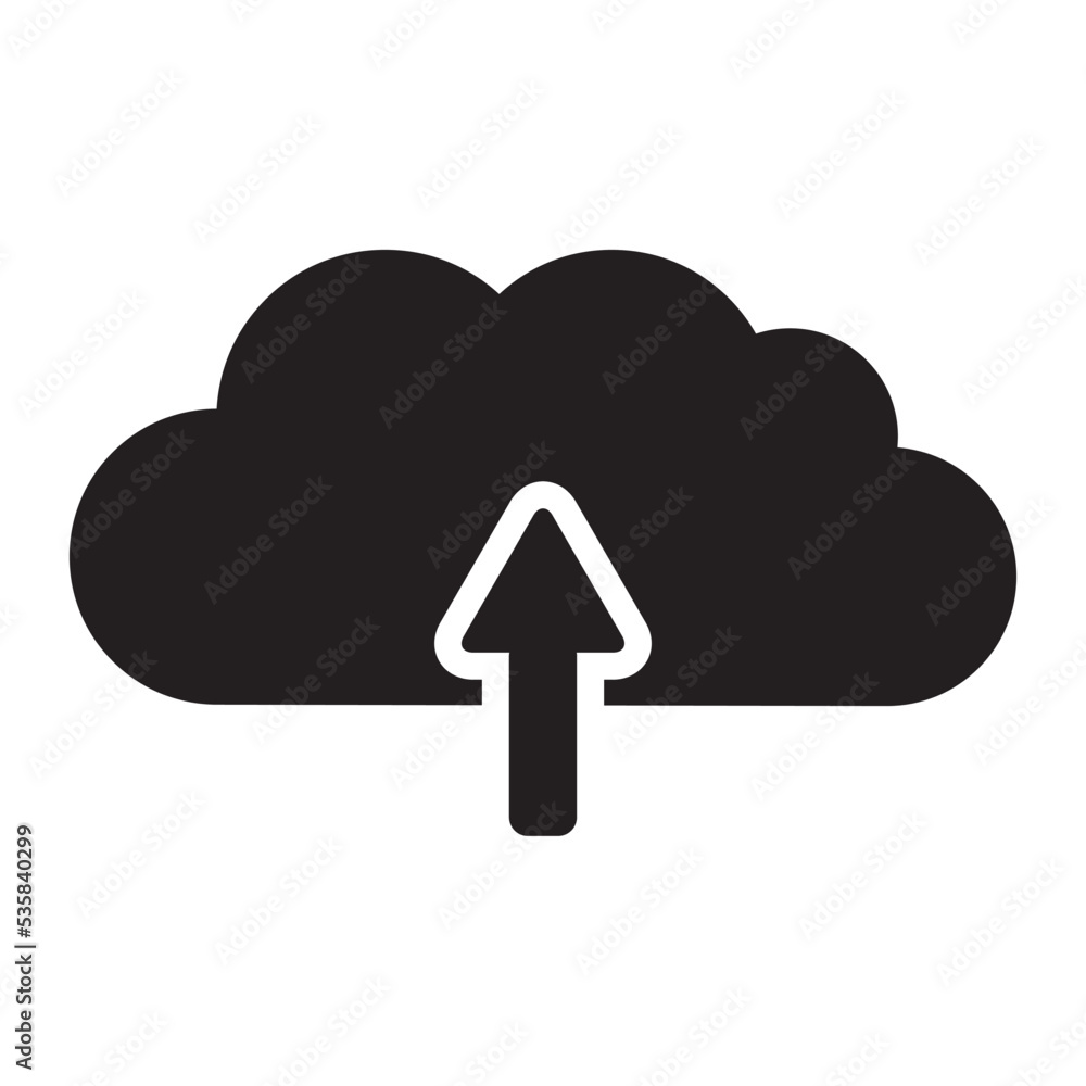 Cloud Upload File Storage Icon Vector Illustration Design Cloud Upload File Storage Icon Vector Illustration Design