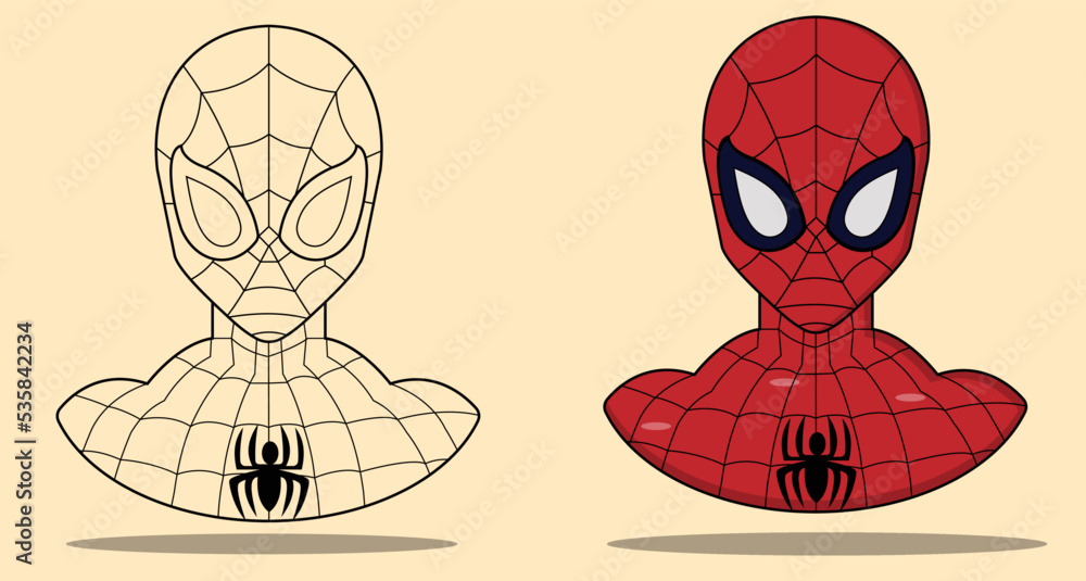 spiderman vector,spiderman  man vector Stock Vector | Adobe Stock