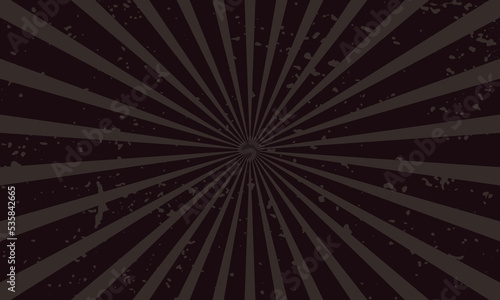 Retro sun background. Vintage rays of the sun. Vector illustration