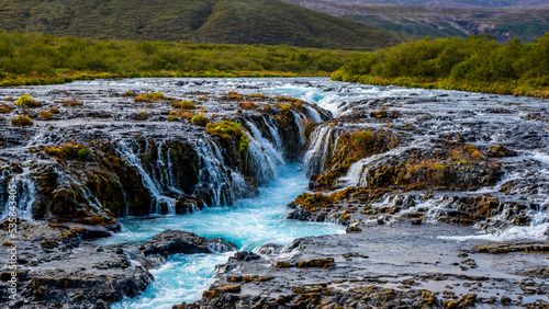 Iceland Waterfall Bruarfoss