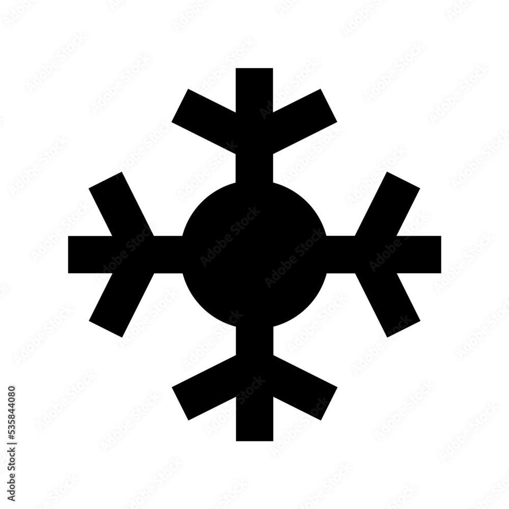 Fototapeta premium Snowflake Vector Icon