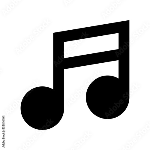 Musical Note Vector Icon 
