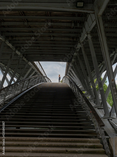 Debilly Footbridge across the Seine river