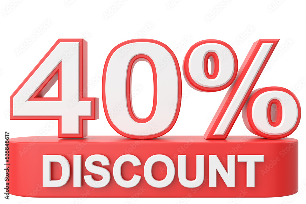 3D forty percent discount. 40% discount. 40% sale. 3D forty percent discount. 40% discount. 40% sale.